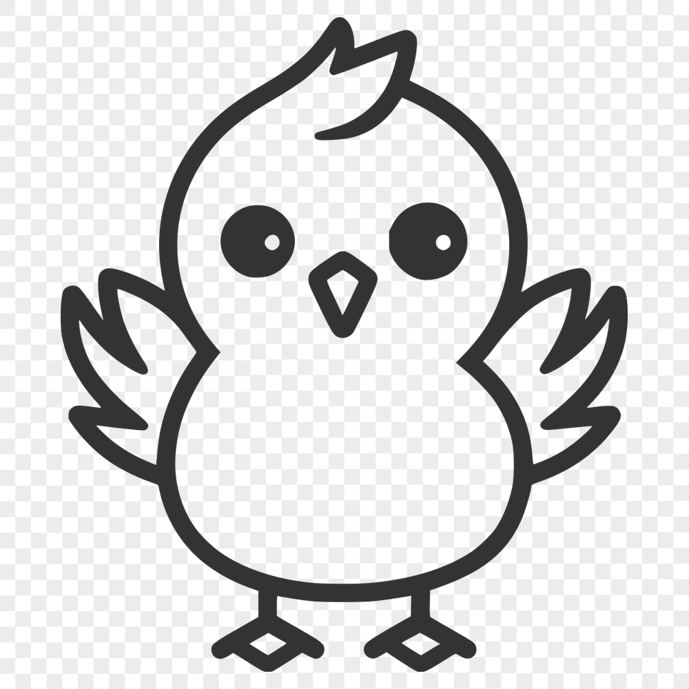 Free Cute Chick Vector Image