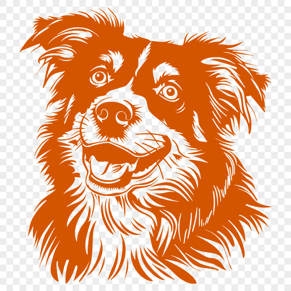 Beautiful Australian Shepherd - For Cricut Project