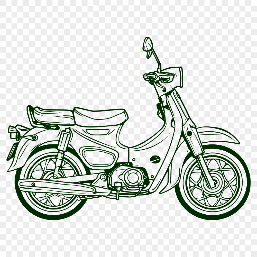 Beautiful Bike PNG