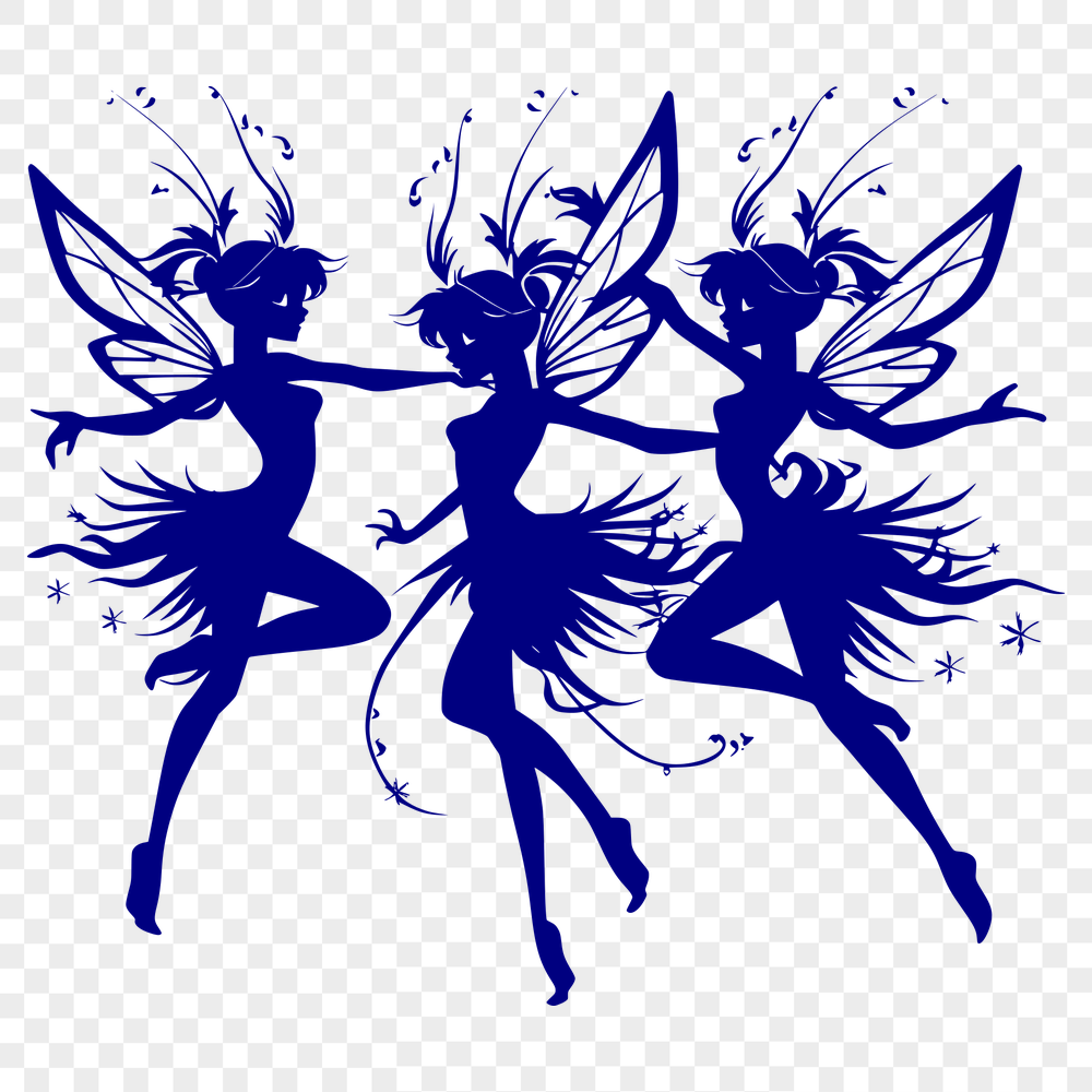 Artistic Fairy SVG, PNG, PDF And DXF Files