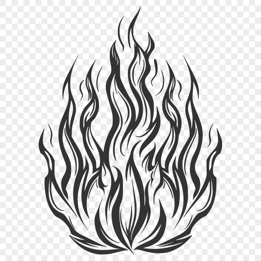 Artistic Flames Clip Art