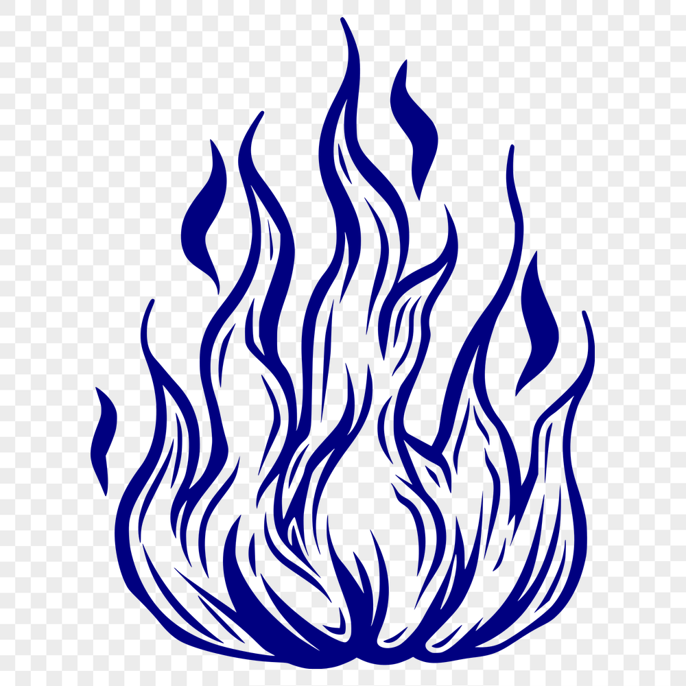 Stunning Flames SVG, PNG, PDF And DXF Files