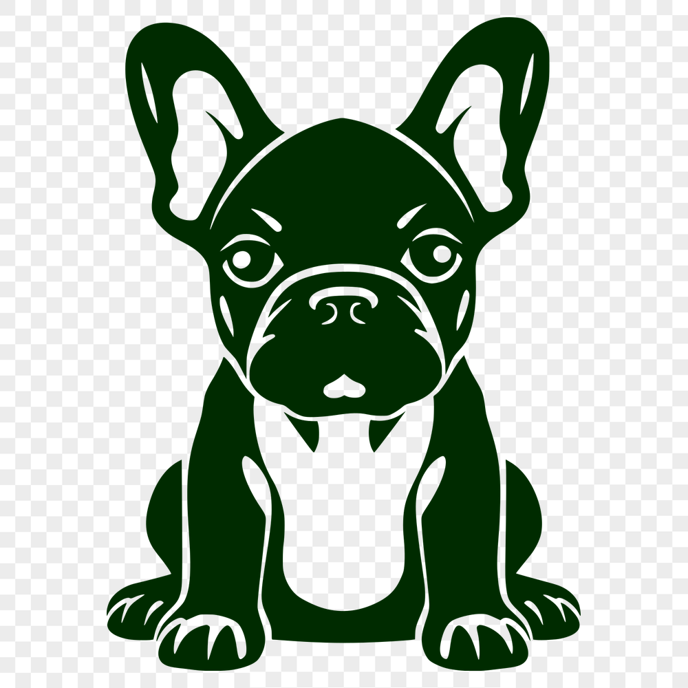 Beautiful French Bulldog - For Laser Cutter Project