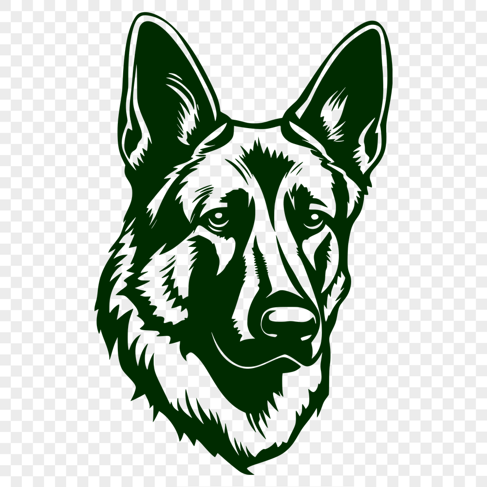 Artistic German Shepherd - For Sublimation Project