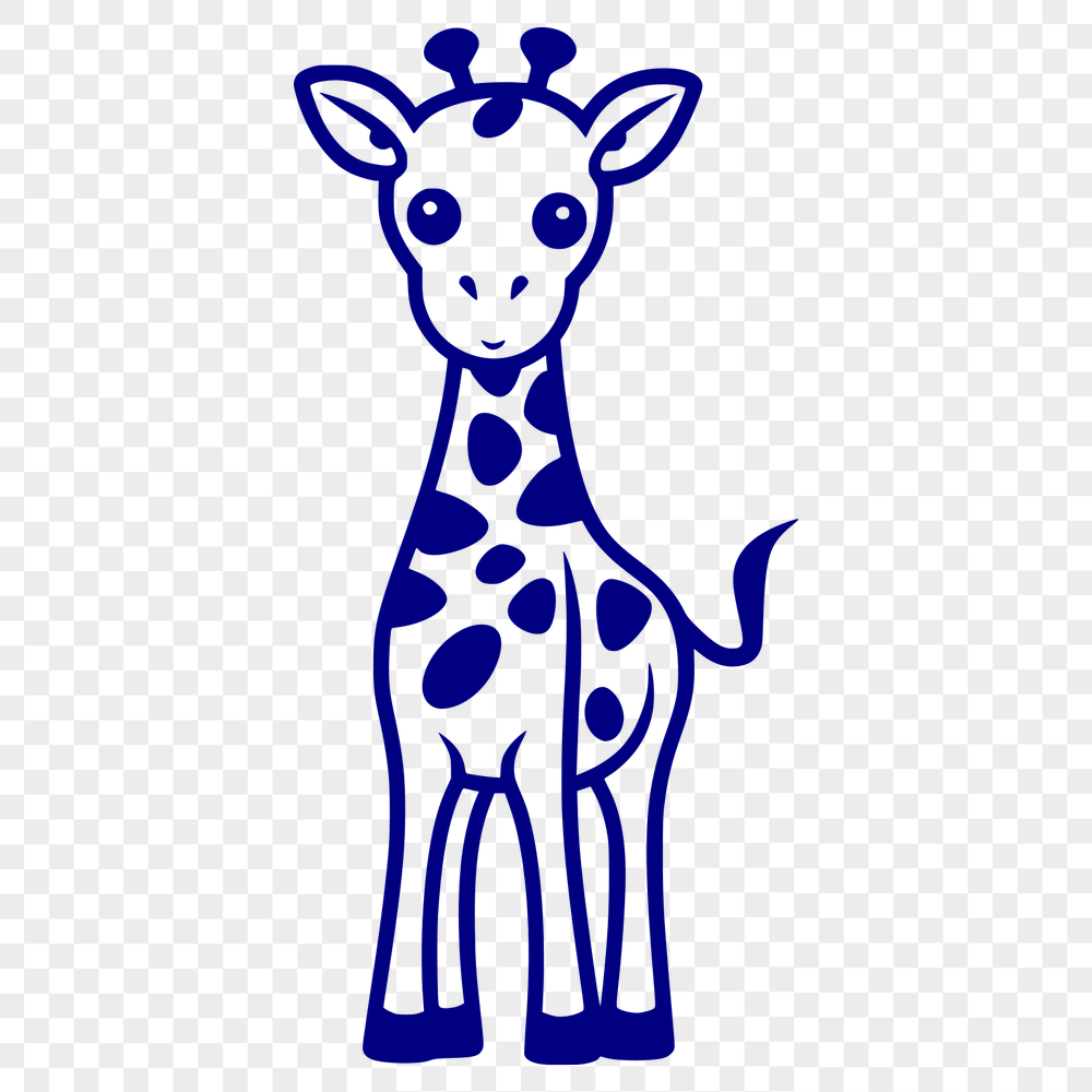 Unique Giraffe Clipart