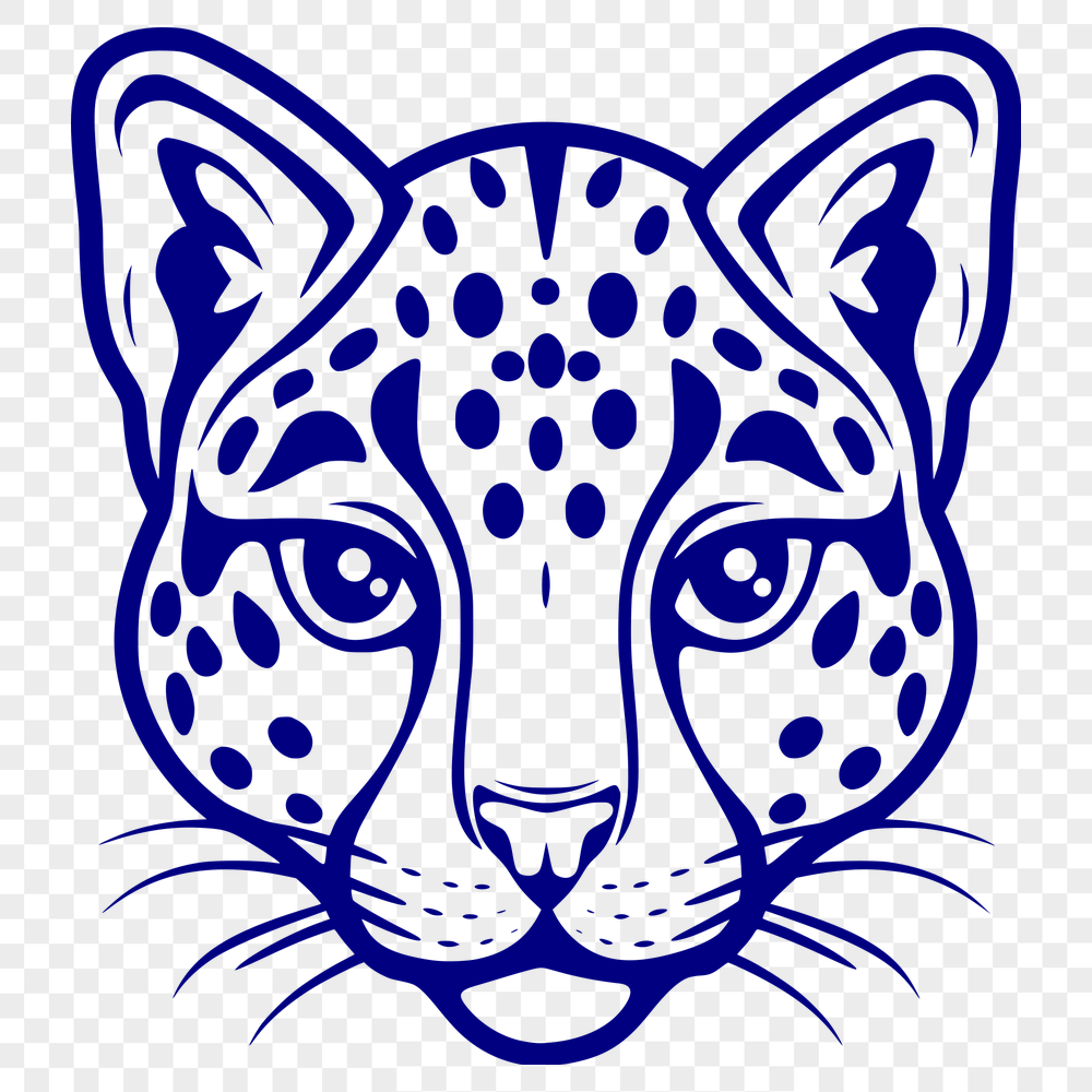 Stunning Big Cat - Laser SVG