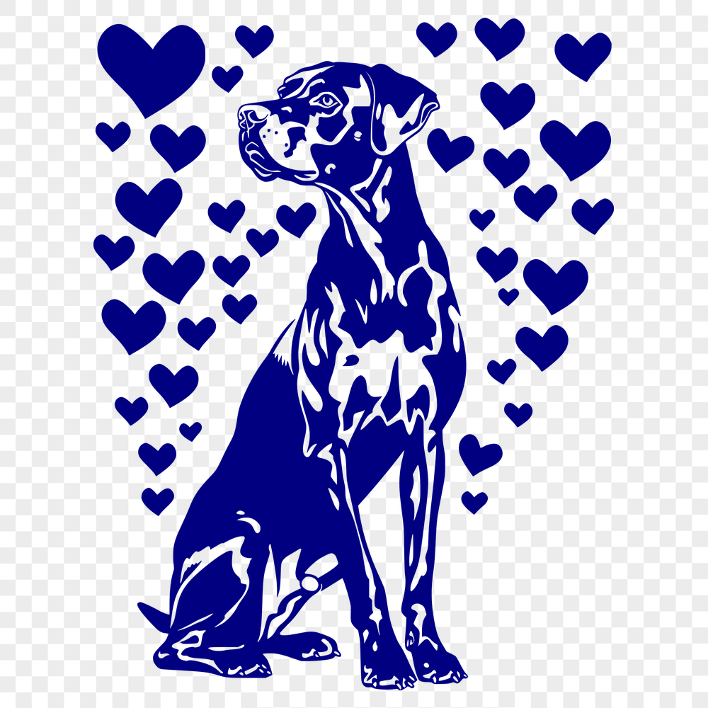 Artistic Great Dane Printable Image