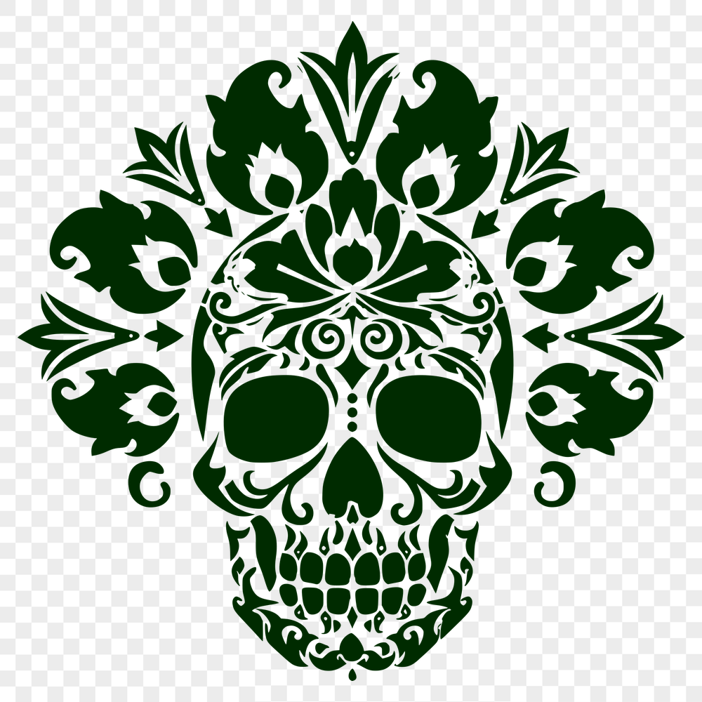 Stunning Skull In PDF Format