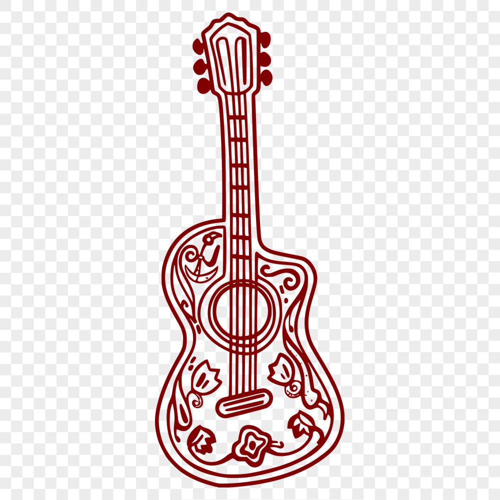 Ornate Guitar - For Music Project