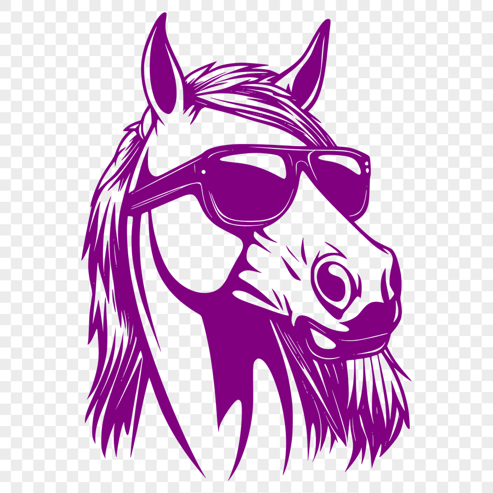 Unique Horse Drawing SVG - Free Download