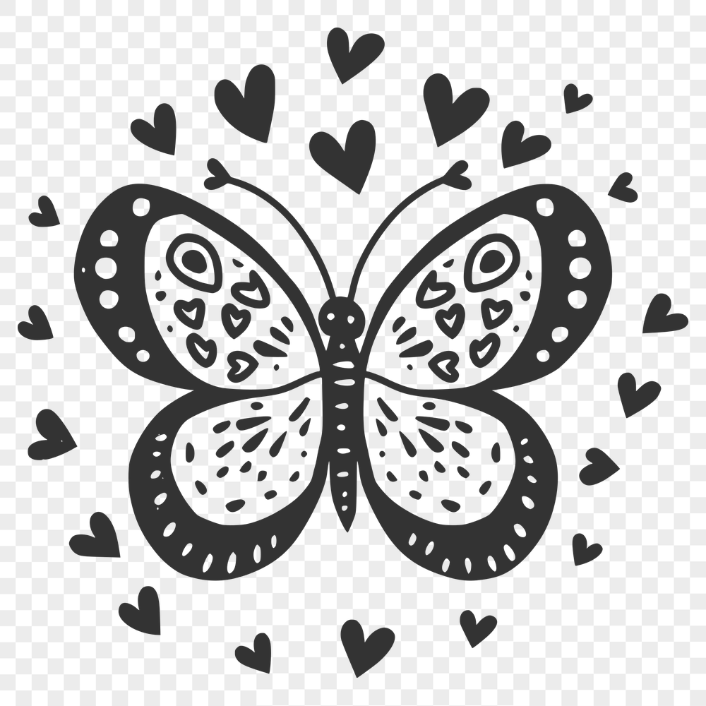 Free Butterfly Vector Craft File