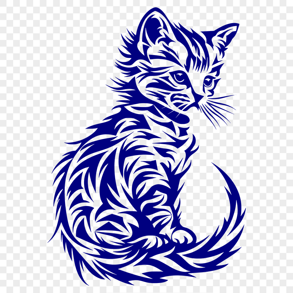 Free Beautiful Cat Clip Art