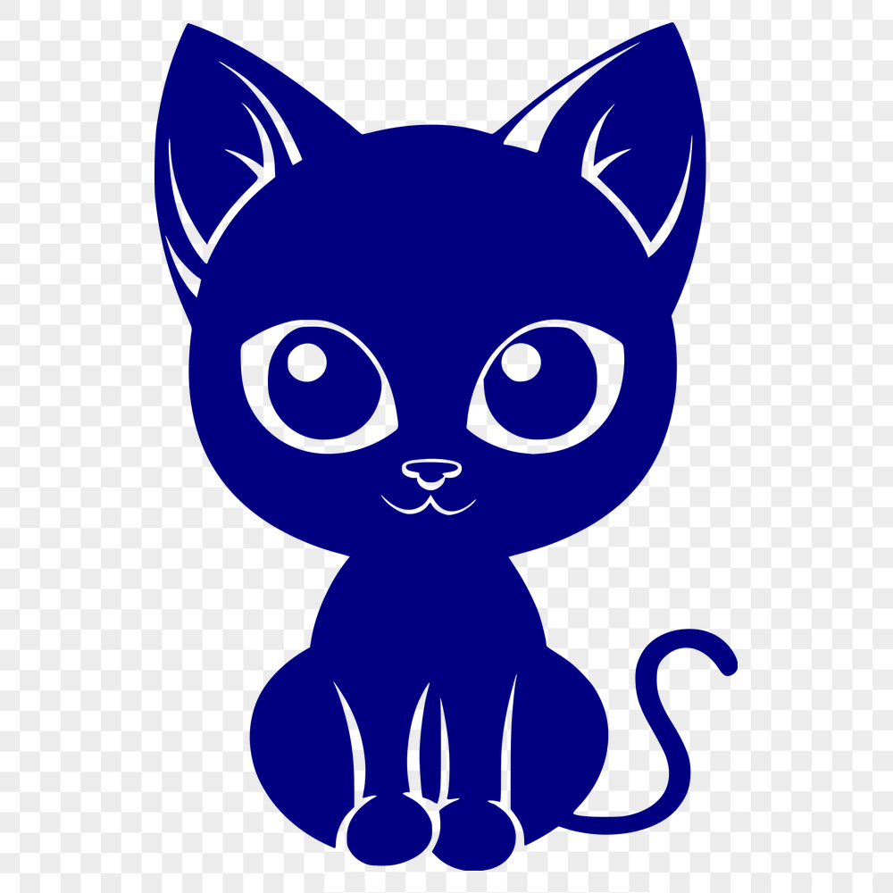 Free Artistic Kitten Vector Craft File