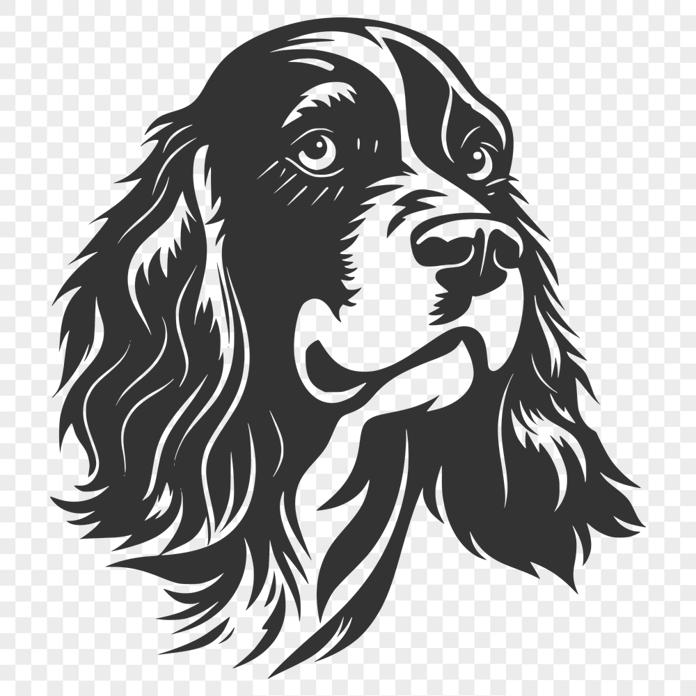 Free Artistic Cocker Spaniel Vector Image