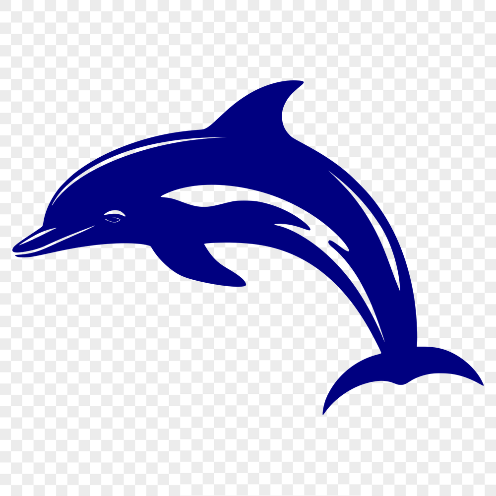 Artistic Dolphin Template