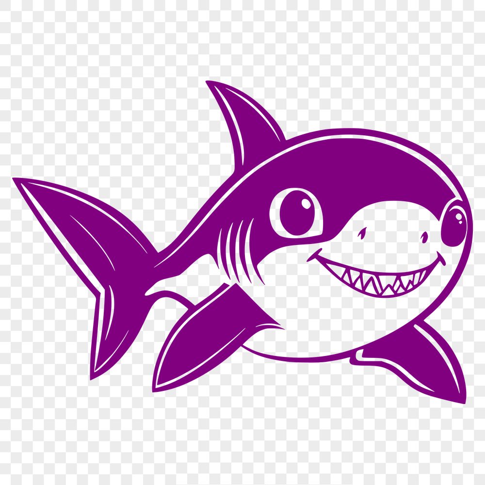 Artistic Shark Printable Image In PNG For Free Download