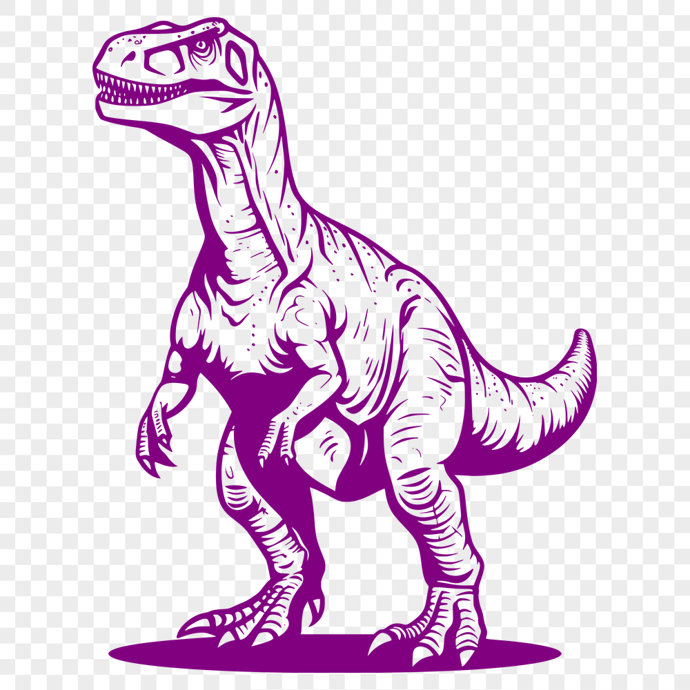 Creative Dinosaur - Vinyl PNG