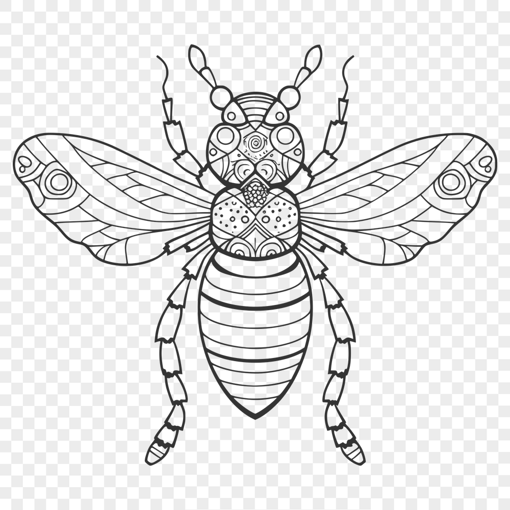 Unique Bee - For Cricut Project