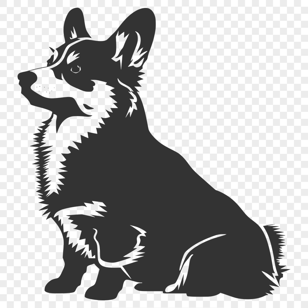 Creative Welsh Corgi - For Laser Engraver Project