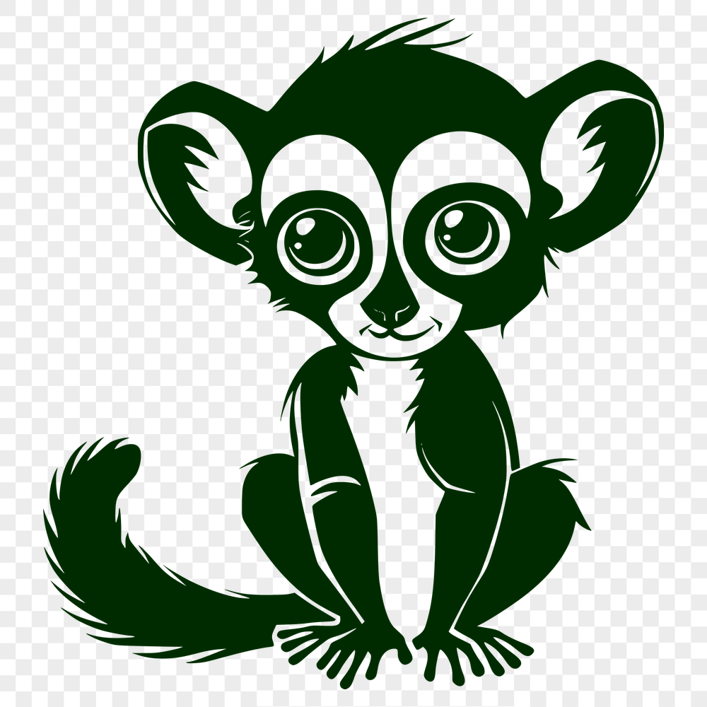 Creative Lemur Illustration