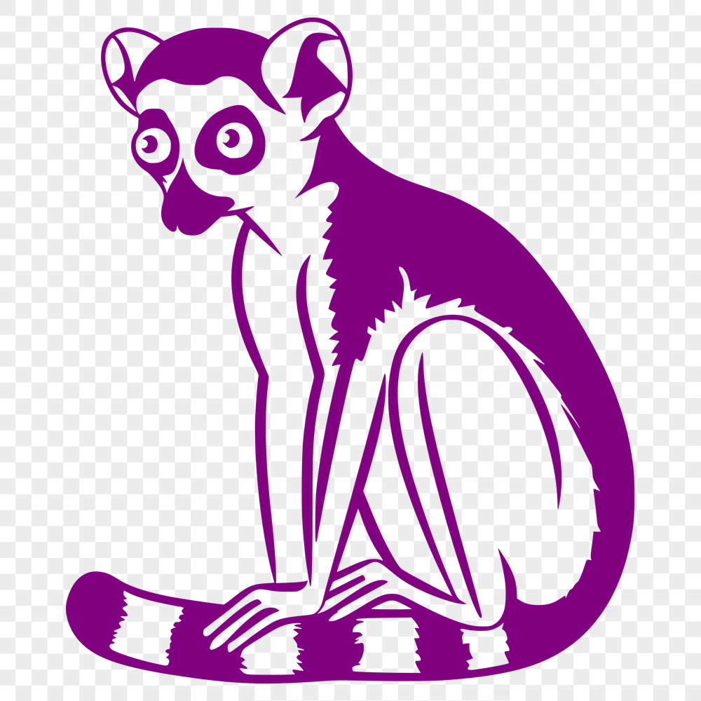 Free Artistic Lemur Digital Art