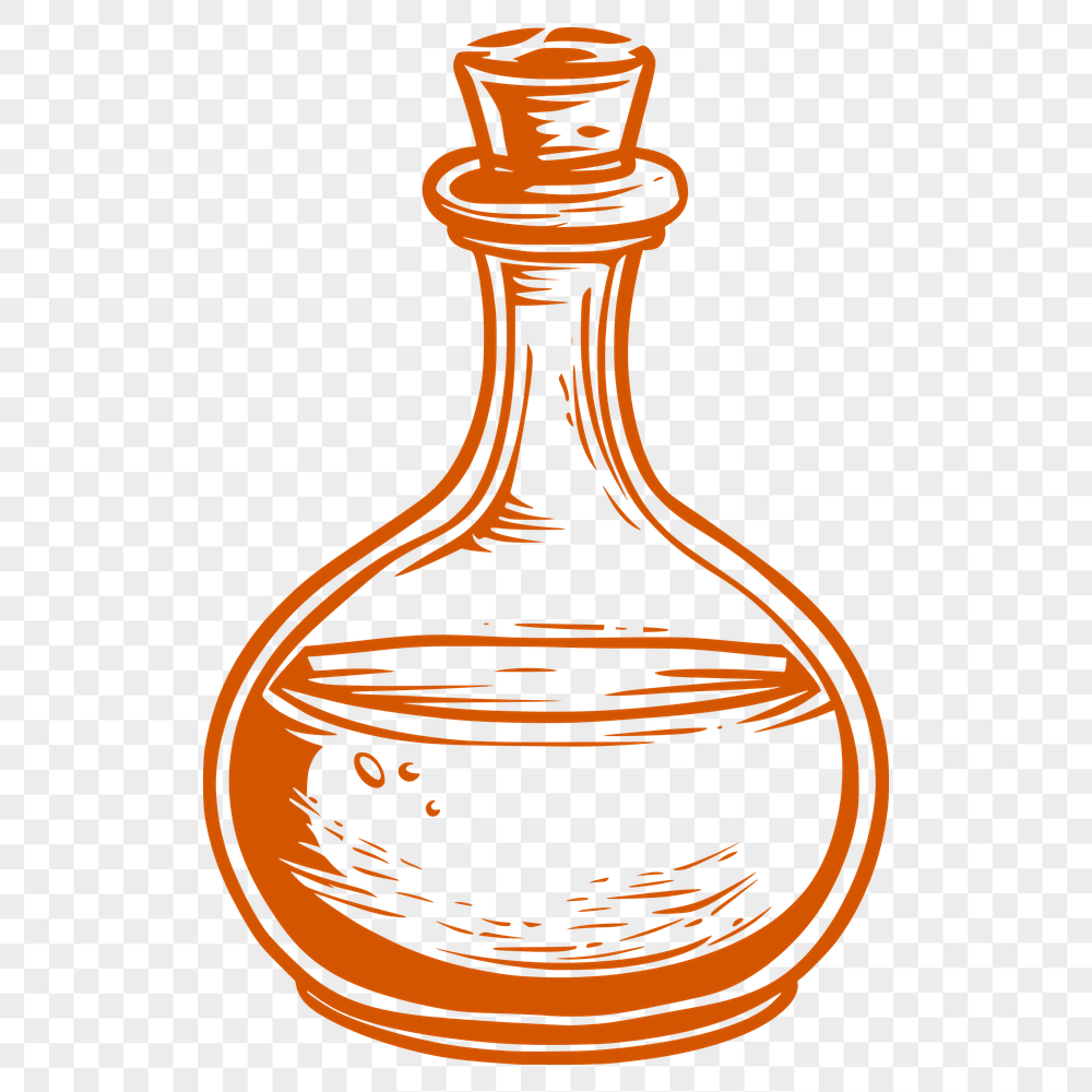 Artistic Potion Bottle SVG