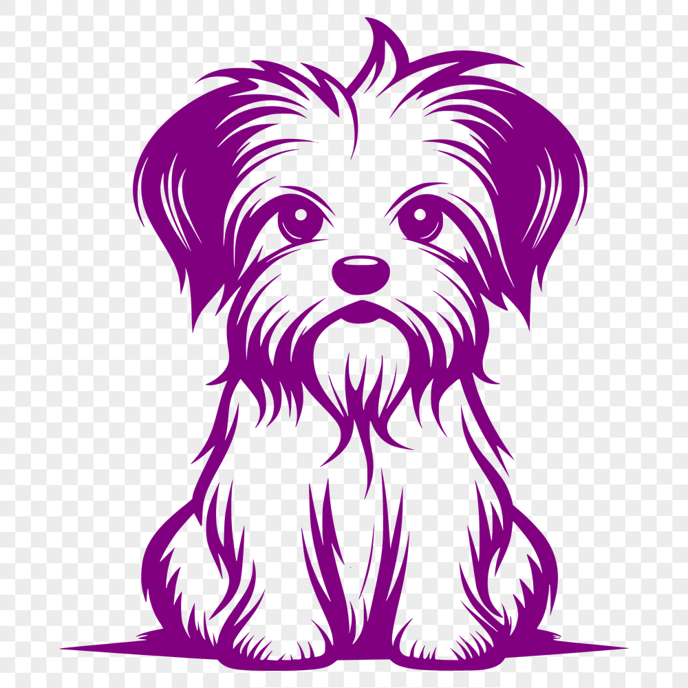 Morkie SVG, PNG, PDF And DXF Files