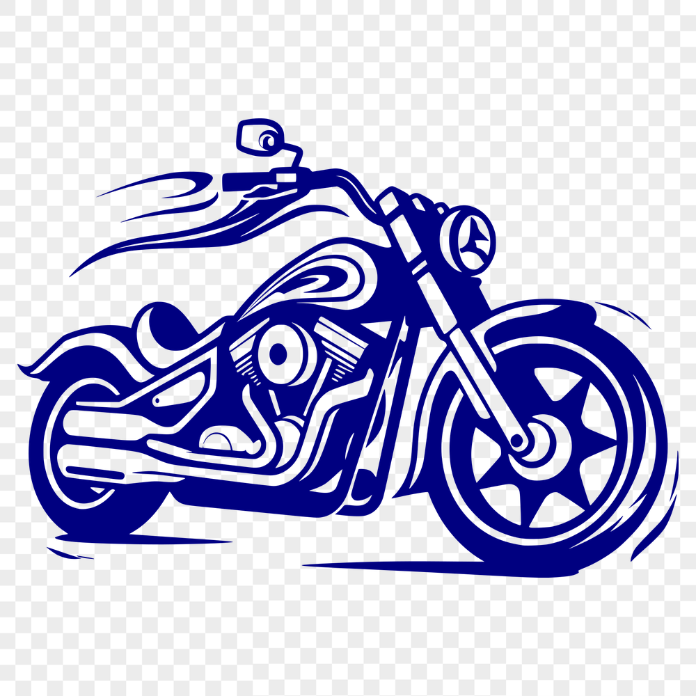 Free Beautiful Motorbike Clipart