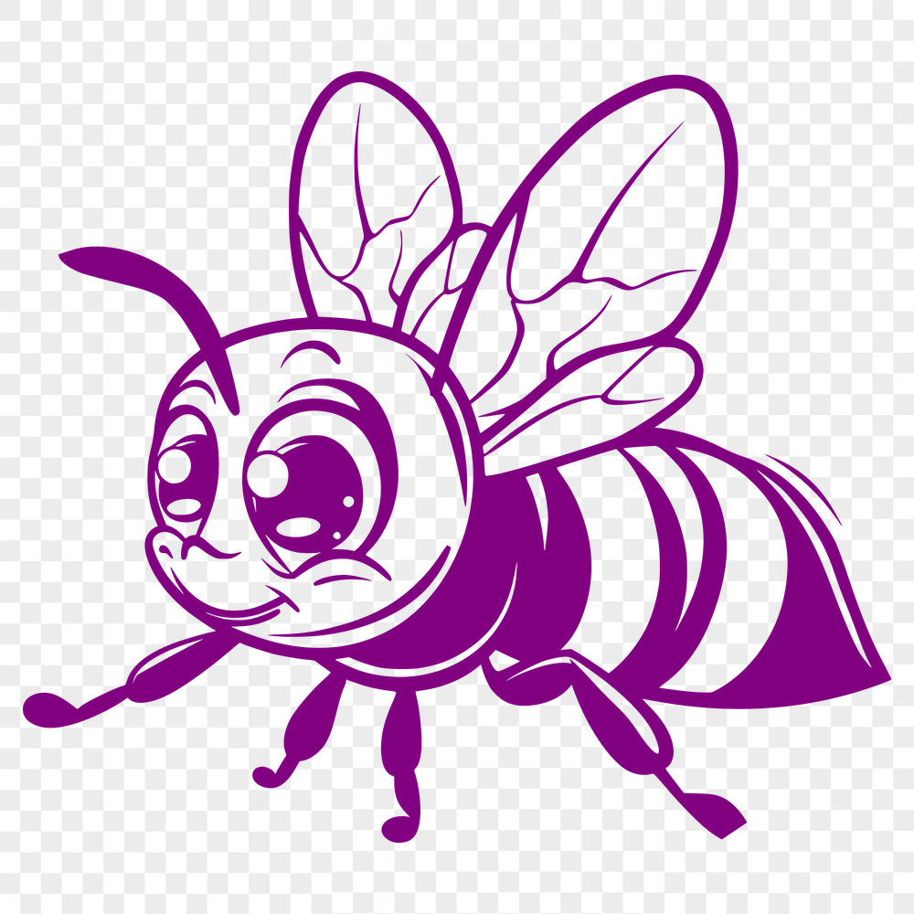 Flying Bee PNG