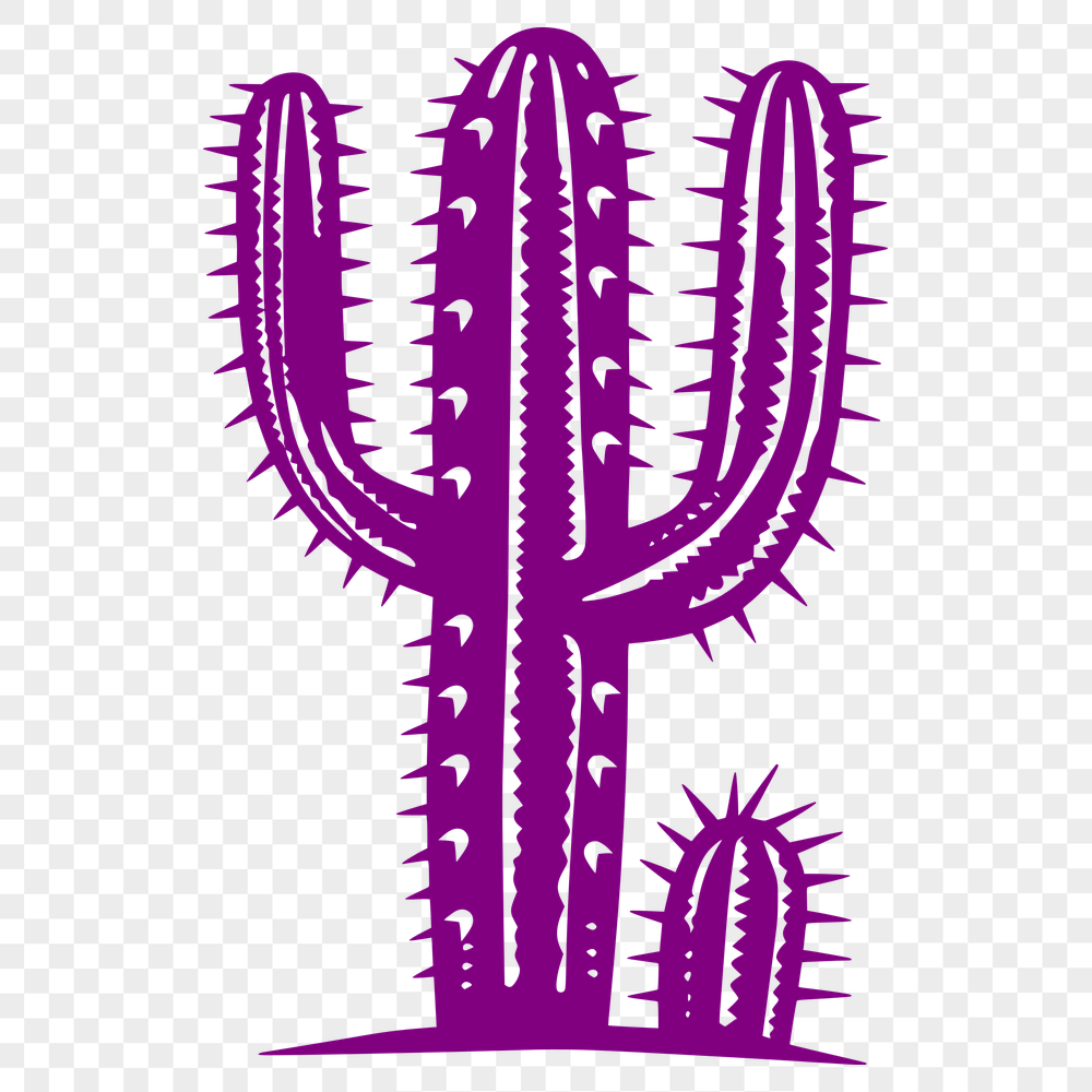 Artistic Cactus - For Laser Engraver Project