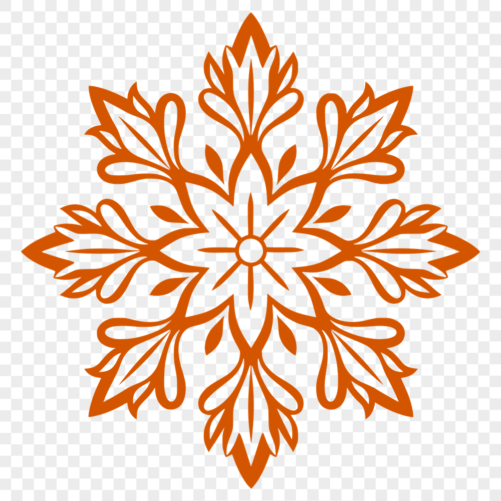 Beautiful Snowflake Clip Art