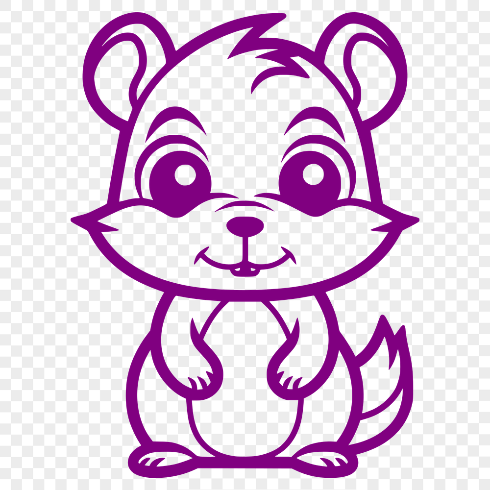 Free Stunning Squirrel Vector Drawing