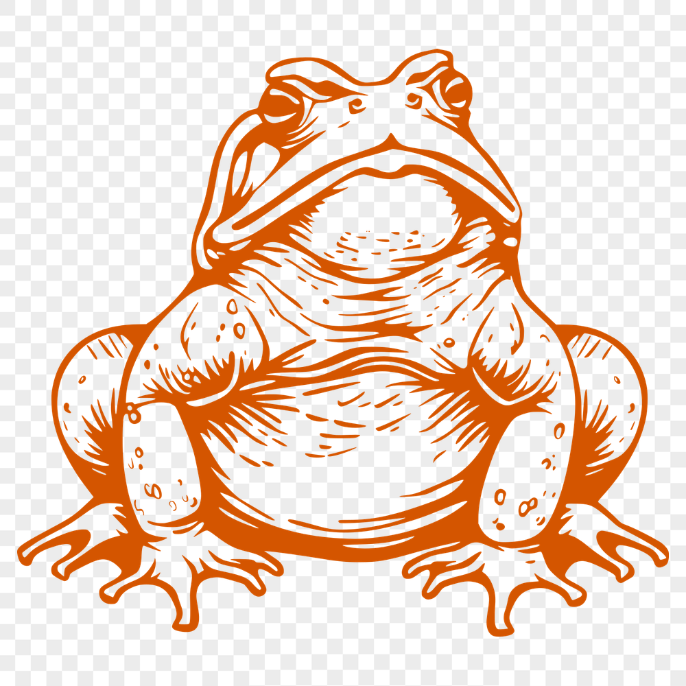 Artistic Toad Decal