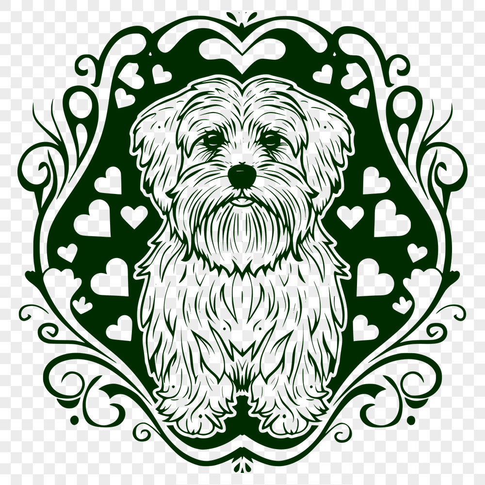 Creative Sitting Havanese Template