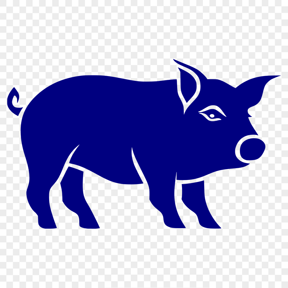 Standing Pig Artwork