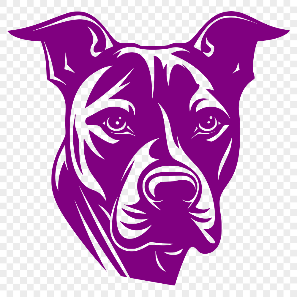 Free Creative Pitbull Vector Art