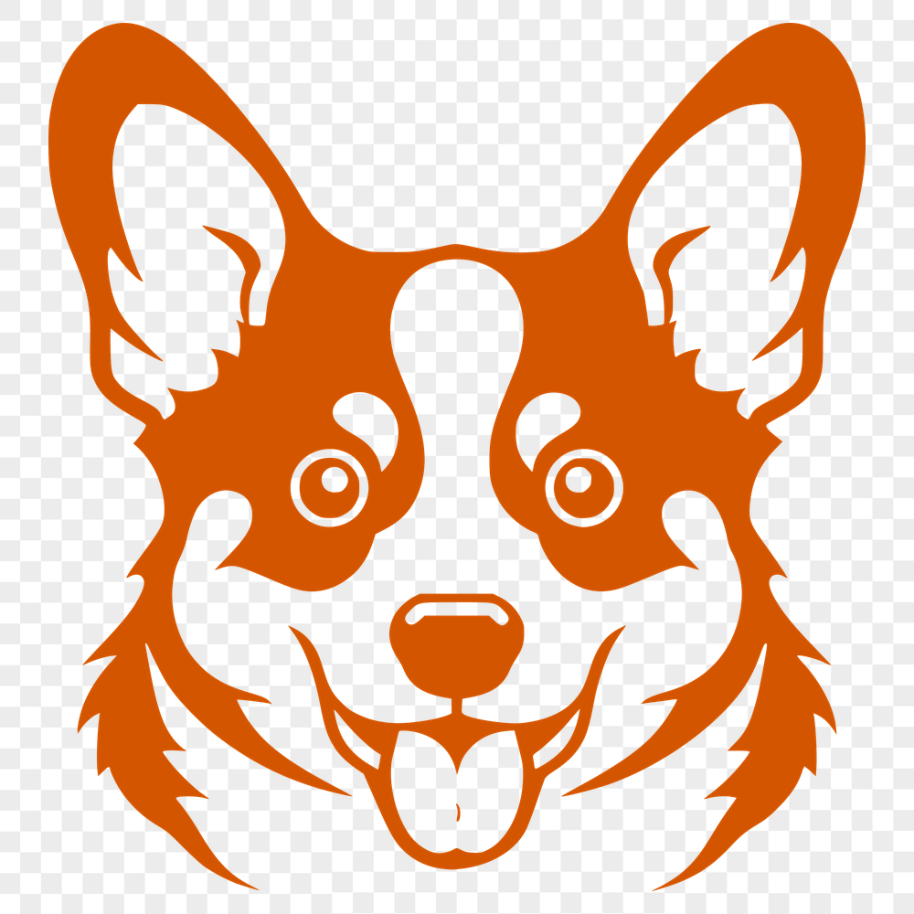 Artistic Corgi PNG