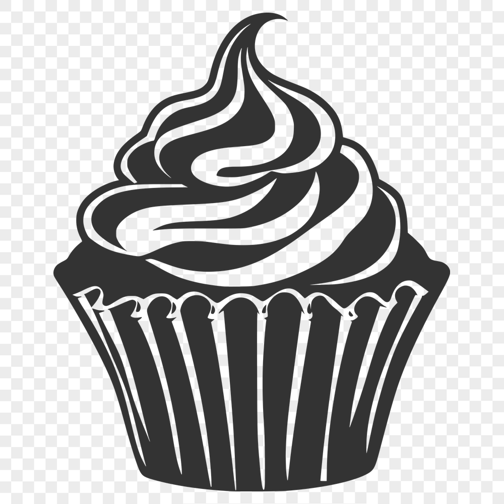 Creative Cupcake SVG, PNG, PDF And DXF Files