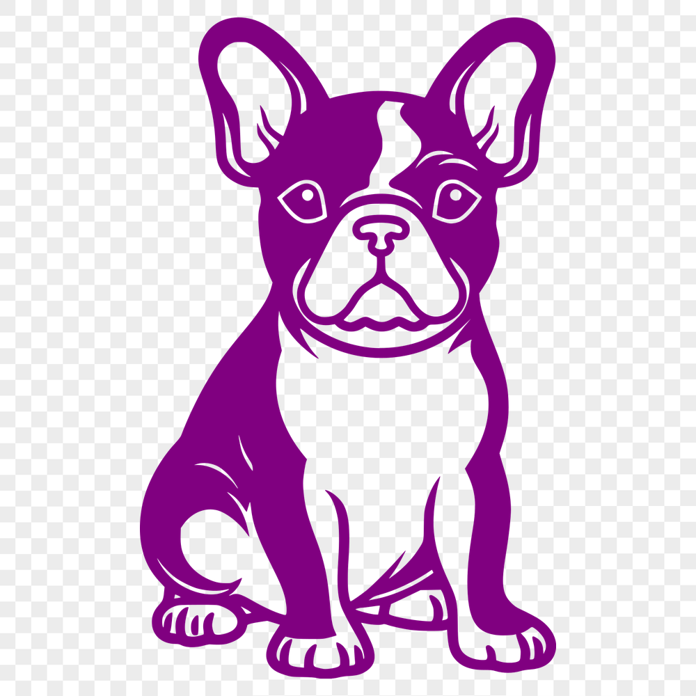 Free French Bulldog Vector Art