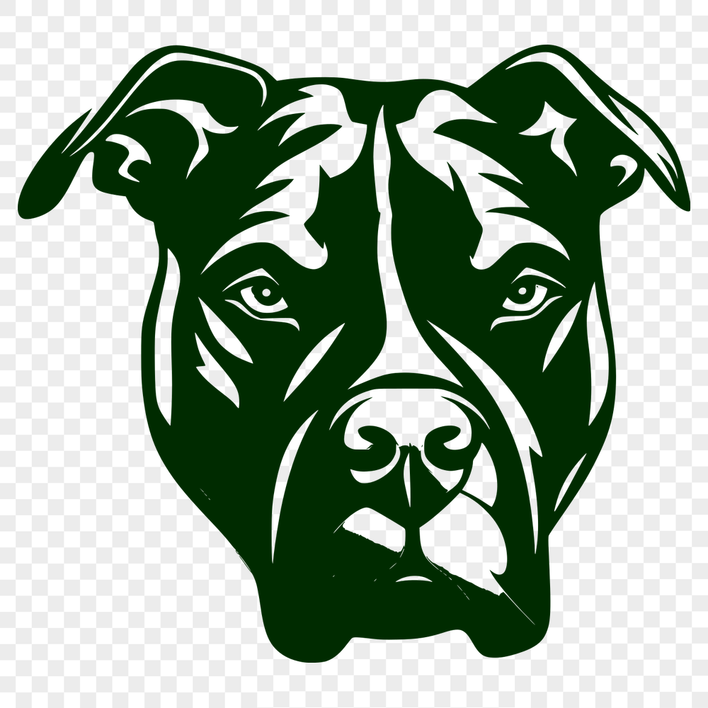 Free Unique Pitbull Vector Craft File