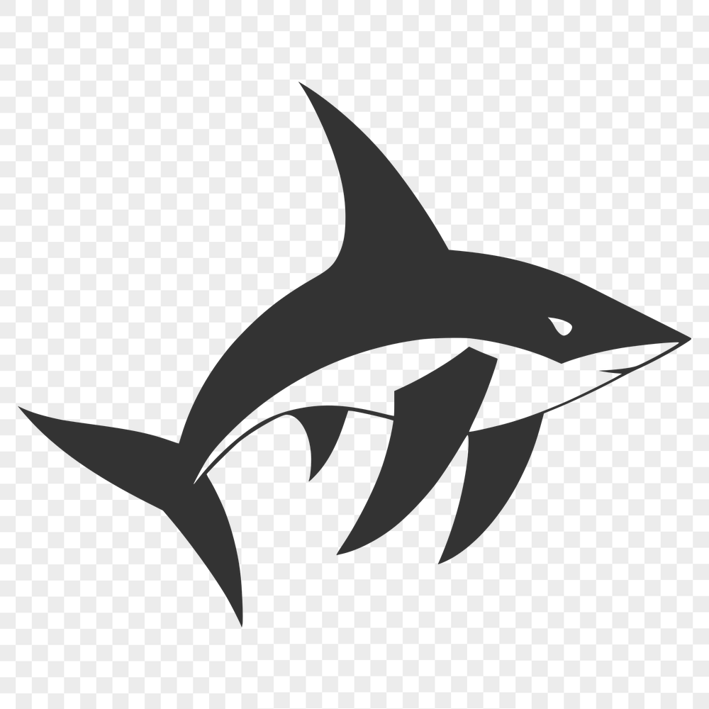 Free Unique Shark Vector Craft File PNG - Commercial Use