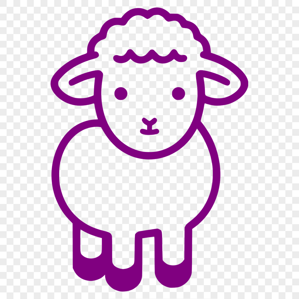 Unique Sheep PNG