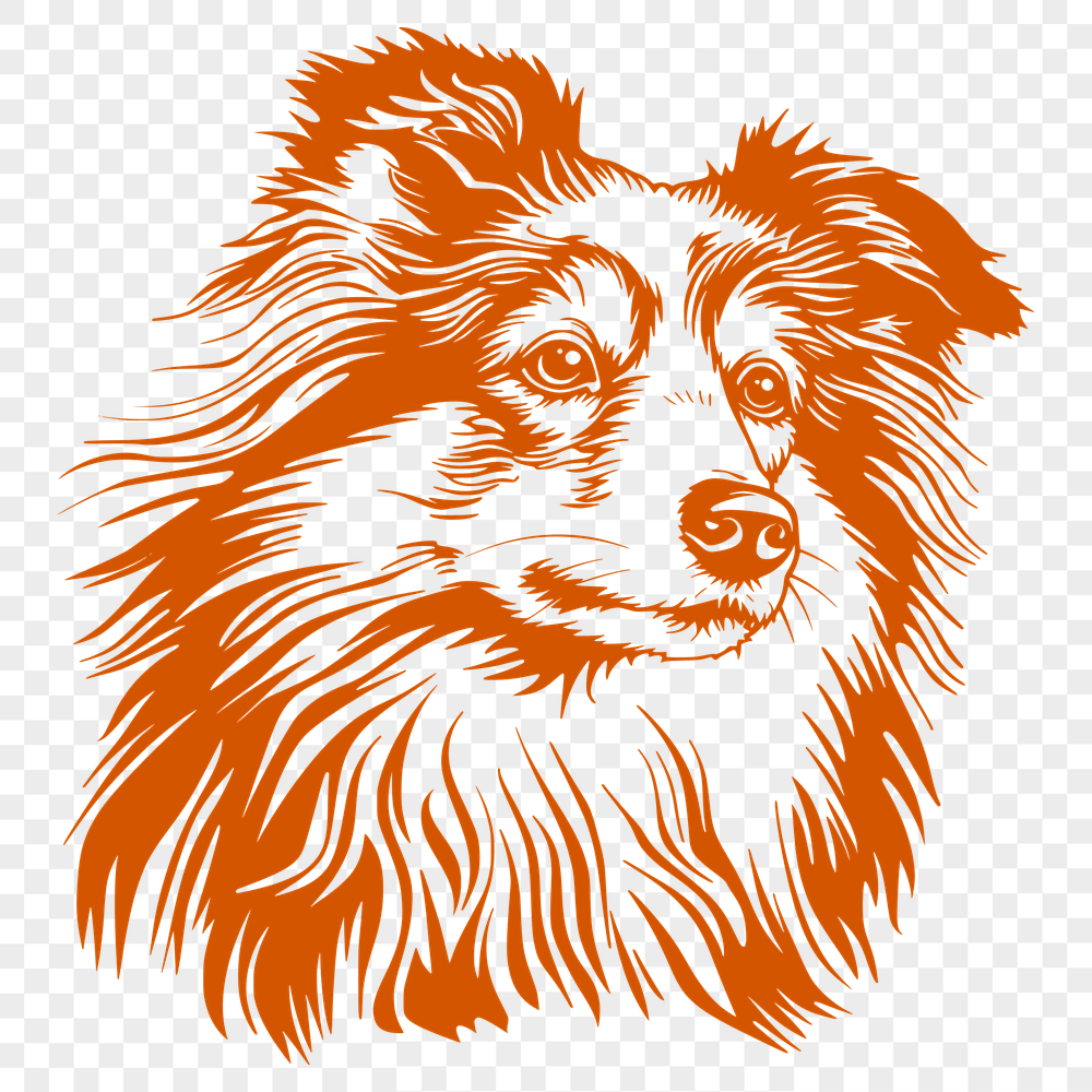 Free Shetland Sheepdog Printable Artwork