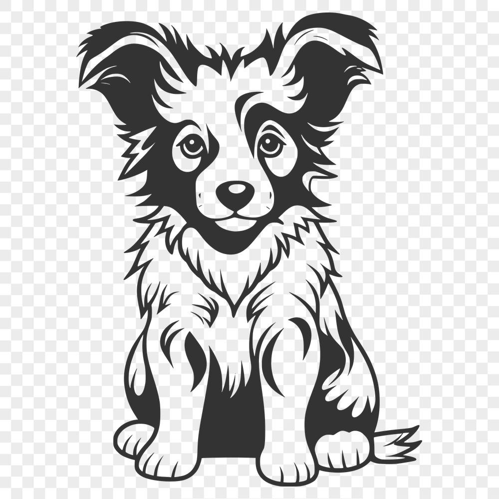 Unique Sitting Shetland Sheepdog PDF