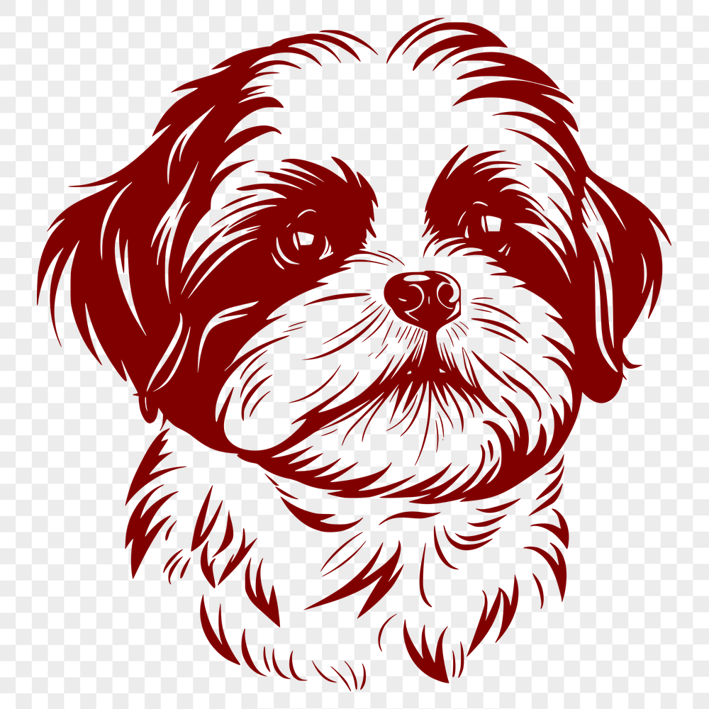 Artistic Shih Tzu SVG