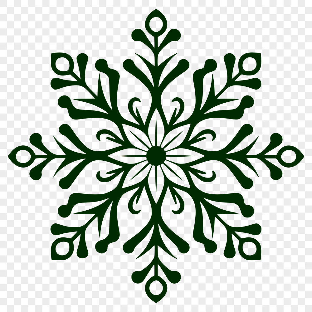 Artistic Snowflake - Sublimation SVG