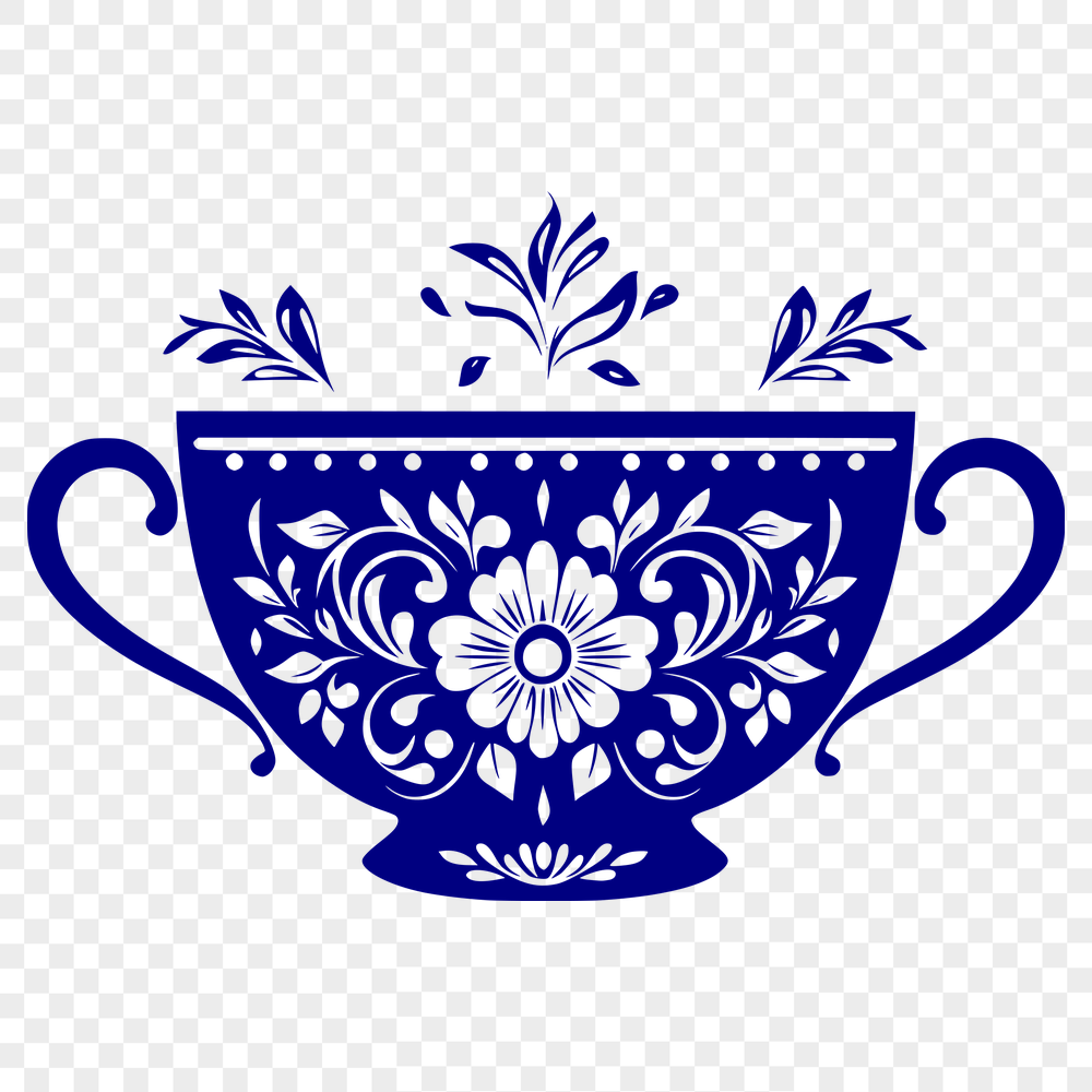 Cup Drawing In SVG, PNG, PDF And DXF File Formats