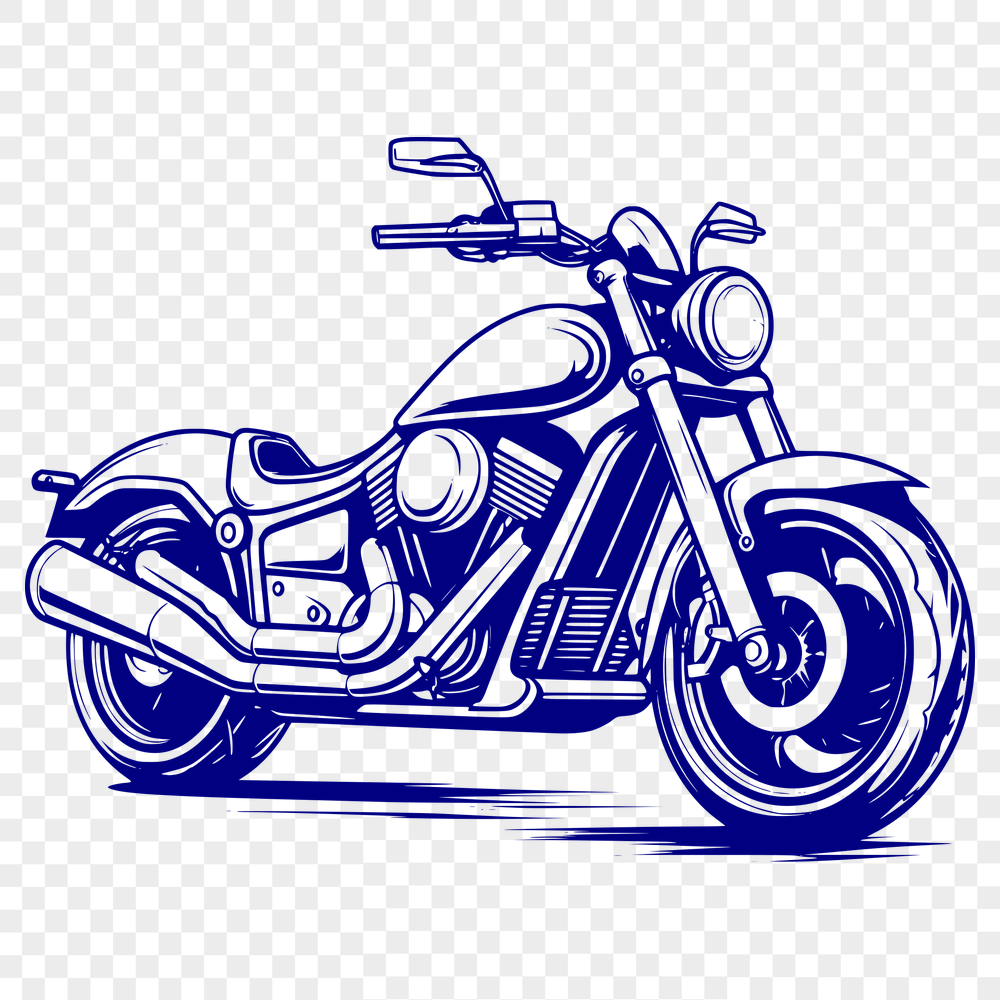 Free Beautiful Motorbike Vector Art