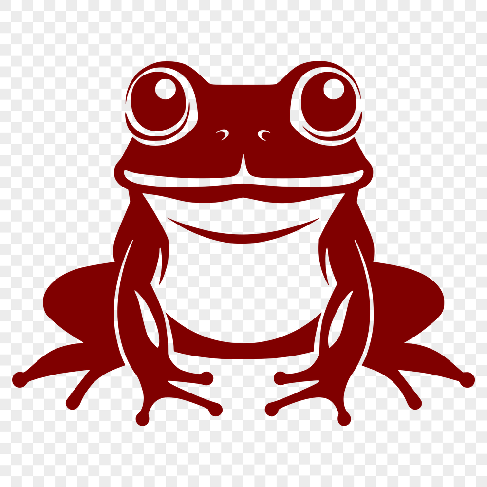 Creative Frog SVG, PNG, PDF And DXF Files