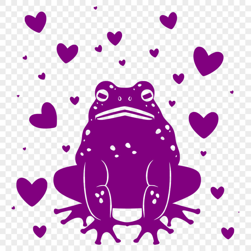 Beautiful Toad Printable Image